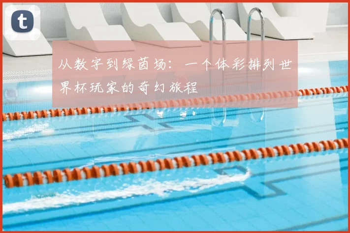 从数字到绿茵场：一个体彩排列世界杯玩家的奇幻旅程